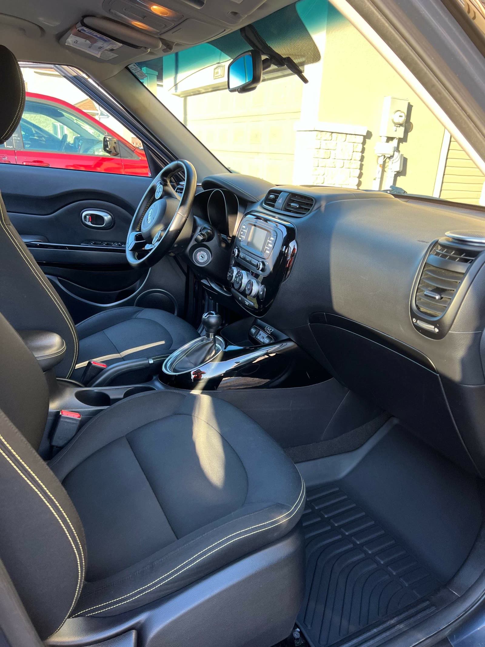 interior car detailing with seat cleaning and stain removal
