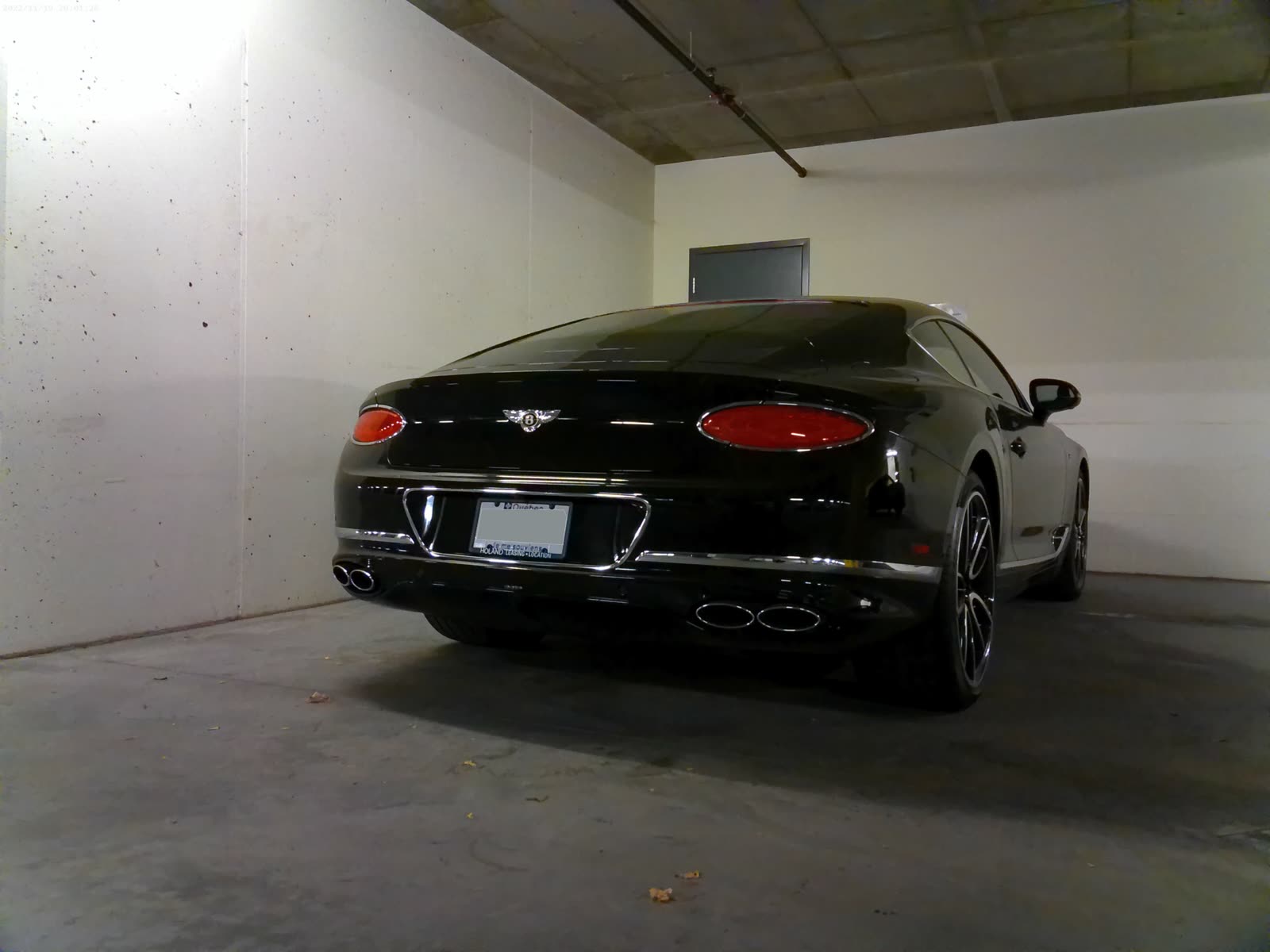 Black Bentley exterior car detailed and ceramic coated